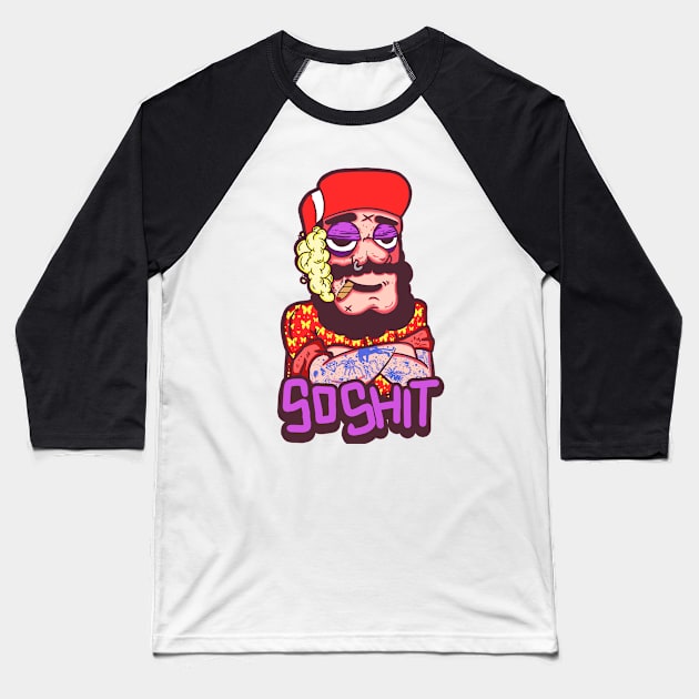 SoShit Baseball T-Shirt by Behold Design Supply